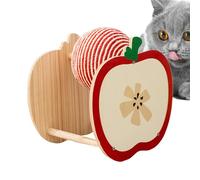 Generisch Bola rascador de sisal, revestimiento antideslizante y resistente a la abrasión - Bola rascador interactiva para gatos | para gatos pequeños, medianos y grandes - para salón, dormitorio más