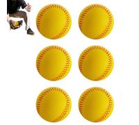Generisch Bolas de béisbol de espuma, 6 unidades, espuma de poliuretano suave, segura