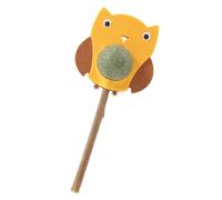 Generisch Bolas de hierba gatera para gatos - Bolas de menta para limpieza , juguete de dibujos animados de búho y menta gata, juguete saludable para gatos que aumentan el apetito, juguetes