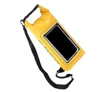 Generisch Bolsa de agua para senderismo, funda impermeable para teléfono móvil, bolsa seca impermeable, funda para kayak de 2 l con correa, 2 en 1, accesorios de viaje para canotaje, camping y pesca,