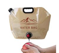 Generisch Bolsa de agua portátil de 8 l para camping, plegable de gran capacidad, paquete de almacenamiento de agua suave para senderismo y viajes al aire libre, contenedor resistente para ahorrar