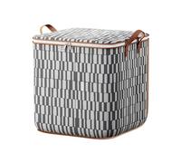 Generisch Bolsa de almacenamiento de 100 l, caja de almacenamiento con tapa, cajas de mudanza plegables para ropa, ropa debajo de la cama, armario cajas de almacenamiento para edredones, ropa y