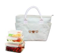Generisch Bolsa de almuerzo aislada | Bolsa térmica para el almuerzo con diseño de dibujos animados y asa de transporte - Bolsa térmica térmica | Para escuela, oficina, camping, viajes, al aire libre