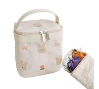 Generisch Bolsa de almuerzo pequeña, bolsas térmicas para el almuerzo, transportador plegable reutilizable, aislado, respetuoso con el medio ambiente, ideal para picnic, camping y almacenamiento de