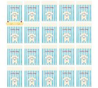 Generisch Bolsa de basura para coche, 20 unidades, con diseño de perro, bolsa de basura portátil para asiento SUV interior, viajes, camping y exteriores