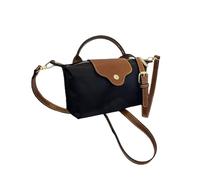 Generisch Bolsa de color bloque, bandolera con asa , bolso de hombro a la moda para mujer, bolso de hombro a la moda para mujer, impermeable, lindo, ligero, informal, para el trabajo, color