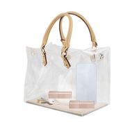Generisch Bolsa de compras transparente - Bolsa de maquillaje cosmética | transparente,Bolsa de playa de PVC impermeable y bolsa de estadio para escuela, gimnasio, festivales, actividades al aire lib