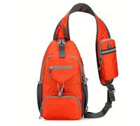 Generisch Bolsa de hombro ligera y versátil para actividades al aire libre como ciclismo, viajes y práctica bolsa de hombro para teléfonos móviles, naranja, Einheitsgröße, Mochilas de viaje