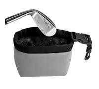 Generisch Bolsa de limpieza de club de golf y pelota de golf, bolsa portátil para pelotas de golf con clips forro impermeable bolsa de limpieza de pelotas de golf con clip desmontable, bolsa de pelota