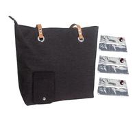Generisch Bolsa de playa para vino, bolsa de vino, bolso bandolera resistente a la luz, aislado con 3 dispensadores de bebidas, bolsa de moda para BYOB, cine, + 3 Burbujas Interiores, ver