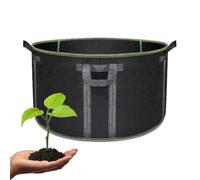 Generisch Bolsa de siembra | 189 l de fieltro transpirable con , bolsa de cultivo de patatas para el jardín, para granja, terraza, patio, apartamento, invernadero, fresas, zanahorias, ajo y