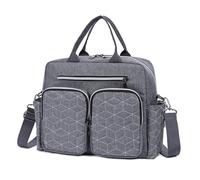 Generisch Bolsa, multifuncional para pañales de viaje para mamá, bolso de mano, mochila escolar con gran espacio de almacenamiento, resistente, unisex, para el cuidado del hospital al aire libre, gris