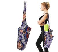 Generisch Bolsa para esterilla de yoga, esterilla de yoga, correa larga para el hombro con bolsillos, sostiene más accesorios de yoga, contenedor de alfombras de pilates, moderno para la mayoría de