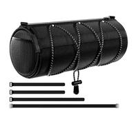 Generisch Bolsa para manillar - 2,2 l de espacio impermeable | Bolsillo frontal con correa de hombro desmontable | Para conductores, ciclismo y scooter, para teléfono, cartera, auriculares, gafas