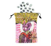 Generisch Bolsa para tarjetas de tarot | bolsa de de joyas con cordón, organizador de protección de cubierta impresa, para adolescentes, adultos, entusiastas de viajes, fiestas, Sae10#, ver