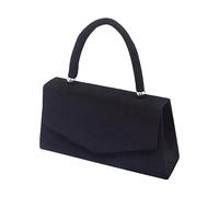 Generisch Bolsas de peluquería herramienta grande profesional mujer de ante sintético con asa, bolso de mano, boda, carrera tiempos malos bolsas, Negro , talla única