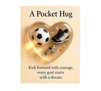 Generisch Bolsas Sports Hug | Recuerdos de inspiración de bolsillo, tarjetas motivacionales para deportes de pelota, para atletas, administradores de equipos, aficionados, coleccionistas, campamentos