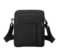 Generisch Bolso bandolera de nailon ligero y moderno para el viaje diario al trabajo y excursiones de ocio, Negro , Talla única para todos, Mochilas rucksack