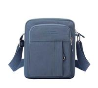 Generisch Bolso bandolera de nailon ligero y moderno para el viaje diario al trabajo y excursiones de ocio, azul claro, Talla única para todos, Mochilas rucksack