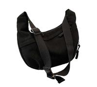 Generisch Bolso bandolera para mujer de tamaño mediano, bolso cruzado, bolso de media luna, bolso de hombro ajustable con cremallera y forro de algodón, ideal para el trabajo, viajes y universidad