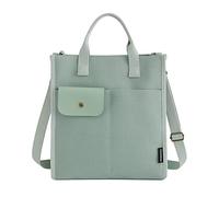 Generisch Bolso de hombro Bolso bandolera de gran capacidad Cuadrado Trenzado Bolsos Mujer, verde, talla única