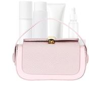 Generisch Bolso de hombro elegante | bolso de mano moderno | solapa de tela con asa y cremallera para mujer negocios fin de semana boda al aire libre, Rosa., ver descripción