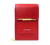 Generisch Bolso de hombro pequeño | Elegante con cremallera | Bolso de hombro de cuero PU para mujer con compartimento para tarjetas,Para lápiz labial Dinero Artículos Pequeños Damas Madres Y