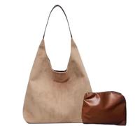 Generisch Bolsos de hombro para mujer bolso de compras negro bolsa perezosa. Bolso de antebrazo de personalidad de moda retro simple bolso de hombro para mujer bolsos arte del siglo 20, Blanco, A