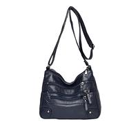 Generisch Bolsos de hombro suave de las mujeres bolso de hombro clásico multicapa bolso de diseñador de lujo monedero, azul, Einheitsgröße, Mochilas rucksack