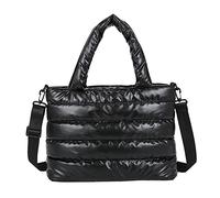 Generisch Bolsos Tarot Bolsa de la compra para mujer, bolso de mano ligero de invierno con relleno de algodón, bolso bandolera con acolchado de plumón, bolsillos de radio, mini radio con batería,