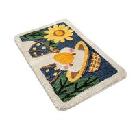 Generisch Bonita alfombra de baño - hecha de imitación de cachemira, se siente suave y cálida en tus pies y es un felpudo de secado rápido para el baño