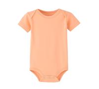 Generisch Bonito body para niña de manga corta suave en mono de bebé ideal para excursiones de ocio, fiestas en la playa, día a la escuela, Rosa claro., 9-12 meses