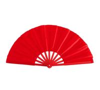 Generisch Boots On The Ground Abanico plegable Country Line Dance, abanico portátil grande, accesorio de danza para eventos al aire libre, amantes de la danza, color rojo sandía, 34 cm