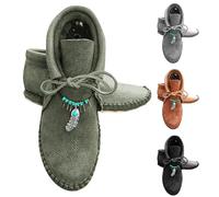 Generisch Botas cortas de invierno para mujer, color negro, planas, antideslizantes, redondas, de un solo color, para el tiempo libre, planas, de piel, gris, 36 EU