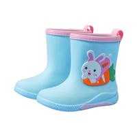 Generisch Botas de agua para niñas y niños pequeños, diseño de dinosaurio de conejito, funda de lluvia extraíble, suela suave, cómodas, informales, para primavera, verano y otoño, botas de nieve 37