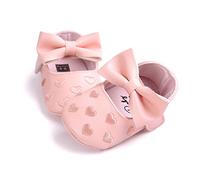 Generisch Botas de bebé niña últimos zapatos zapatillas de deporte slip suave único niño zapatos de bebé 4 meses, Rosa., 13