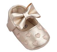 Generisch Botas de bebé niña últimos zapatos zapatillas de deporte slip suave único niño zapatos de bebé 4 meses, dorado, 13