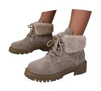 Generisch Botas de equitación con cremallera para mujer, tacón de bloque, para tiempo libre, para el tiempo libre, para el tiempo libre, botas altas para mujer, botines de barco, O Khaki, 40 EU