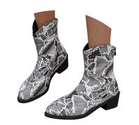 Generisch Botas de equitación para mujer, botas de equitación, cómodas, informales, para el tobillo, para el tiempo libre, elegantes, para fiestas, tirolesas, para traje regional, gris, 37 EU