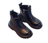 Generisch Botas de equitación para niños, cómodas, medias botas, para niñas, para senderismo, para vacaciones, tirolesa, de un solo color, para el tiempo libre, botas occidentales