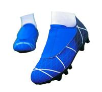 Generisch Botas de fútbol unisex para entrenamiento al aire libre con suela antideslizante, diseño moderno, Blau2, 33.5 EU