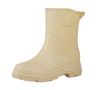 Generisch Botas de goma para mujer, medias altas, impermeables, ligeras, cómodas, resistentes a la abrasión, botas de lluvia antideslizantes, botines de lluvia antideslizantes para jardín y lluvia