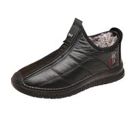 Generisch Botas de invierno para hombre, botas de nieve, antideslizantes, cálidas, antideslizantes, forradas, botas de senderismo, botines antideslizantes, botas de trekking, botas de senderismo para