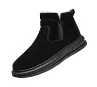 Generisch Botas de invierno para hombre con forro cálido, zapatos de invierno, zapatos deportivos de alta calidad, zapatos informales, botas de tobillo, botas de invierno, zapatos informales