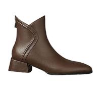 Generisch Botas de invierno para mujer, color negro, impermeables, para aumentar la altura, forradas, botas de senderismo, botas de nieve, de forro polar, botas ligeras con cordones, marrón, 40 EU