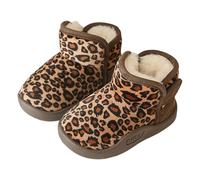 Generisch Botas de invierno para niños, niñas, botas de nieve, zapatos de invierno, zapatos para aprender a andar, cálidas y forradas, botines de moda, botas de invierno, fáciles de poner, multicolor