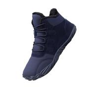 Generisch Botas de invierno unisex para hombre, cálidas, botas de nieve forradas, botas de nieve descalzas, impermeables, tallas grandes, botas térmicas de moda, zapatos de invierno, suela gruesa