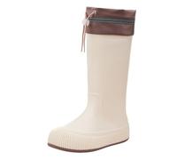 Generisch Botas de lluvia cortas para mujer, bota de lluvia para mujer, botas de jardín para mujer, de goma, trabajo exterior, con comodidad, zapatos impermeables para mujer, 41, Blanco, 40 EU