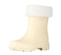 Generisch Botas de lluvia para mujer, cómodas, ligeras, heladas, para exteriores, con suela antideslizante, para condiciones climáticas húmedas en la vida cotidiana, beige, 37 EU