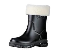 Generisch Botas de lluvia para mujer, cómodas, ligeras, heladas, para exteriores, con suela antideslizante, para condiciones climáticas húmedas en la vida cotidiana, Negro , 37 EU